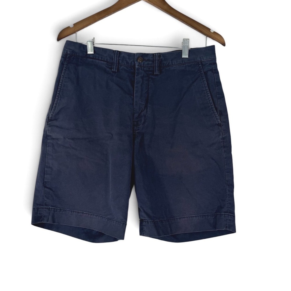 Polo Ralph Lauren Mens Navy Blue Stretch Classic Fit Chino Shorts Size 30